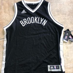 Adidas black Brooklyn jersey boys size L